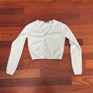 BRANDY MELVILLE GRAY SHANNON CARDIGAN